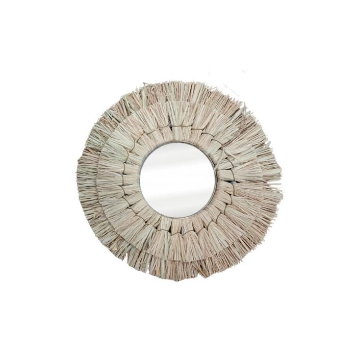 MIROIR SUNSHINE NATUREL  30cm