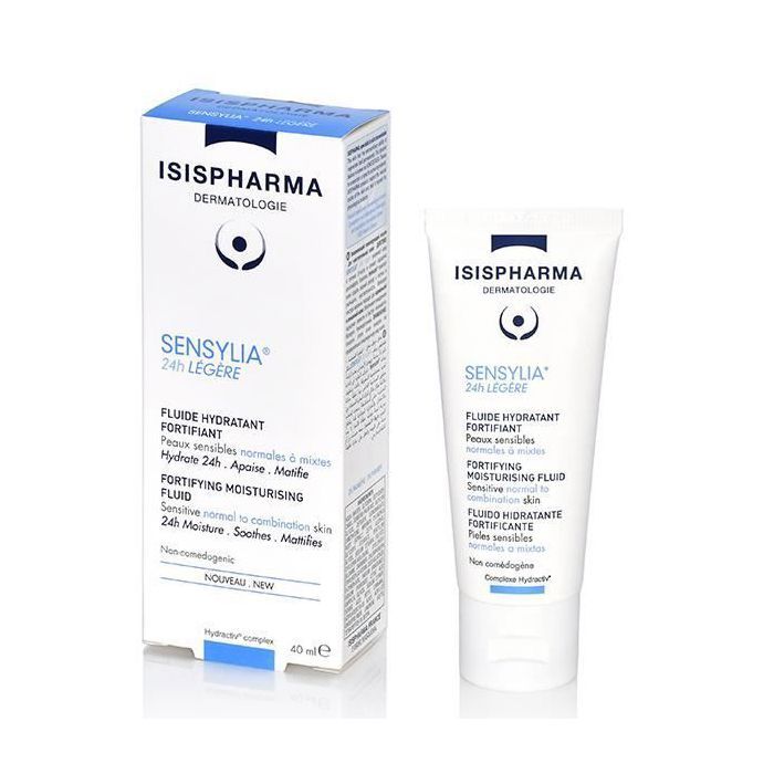 Soin hydratant - ISISPHARMA - Sensylia 24h - Fluide léger - 40ml - Peaux sensibles