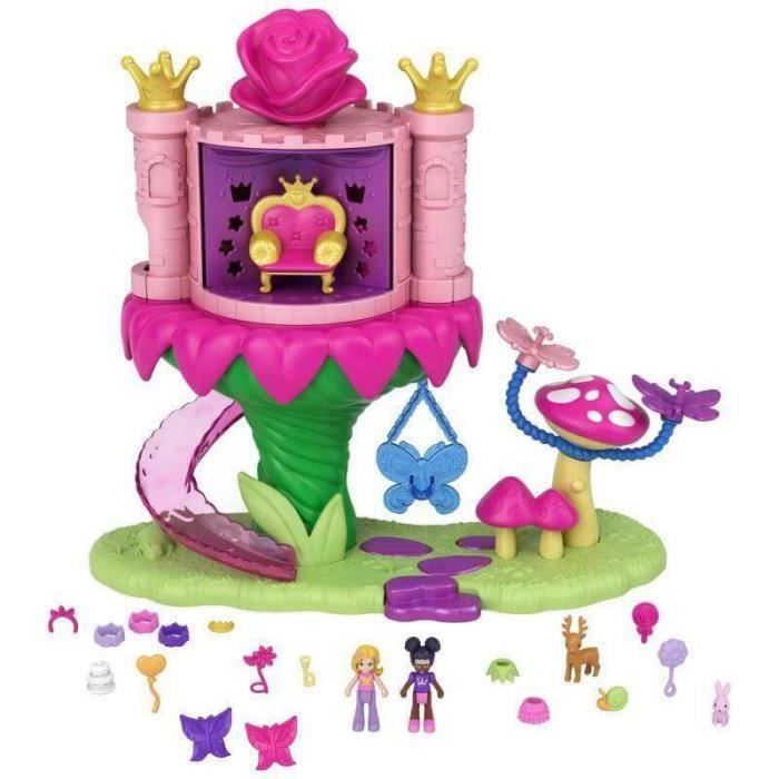 Parc féérique - MATTEL - Polly Pocket - 2 Figurines - 15 pièces - 20 cm