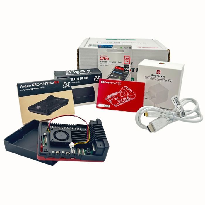Kit Complet Raspberry Pi 5 8GB Argon NEO et NVME