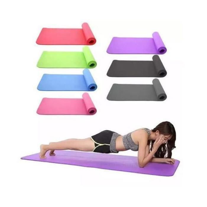 Tapis de yoga d'exercice multifonction,antidérapant très épais haute densité(Couleur aléatoire)