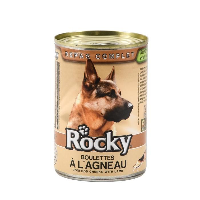 BOULETTE L AGNEAU CHIEN 1/2 ROCKY