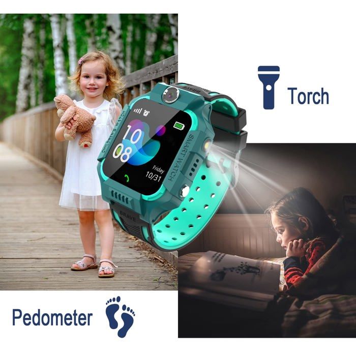 smartwatche pour les enfants vert