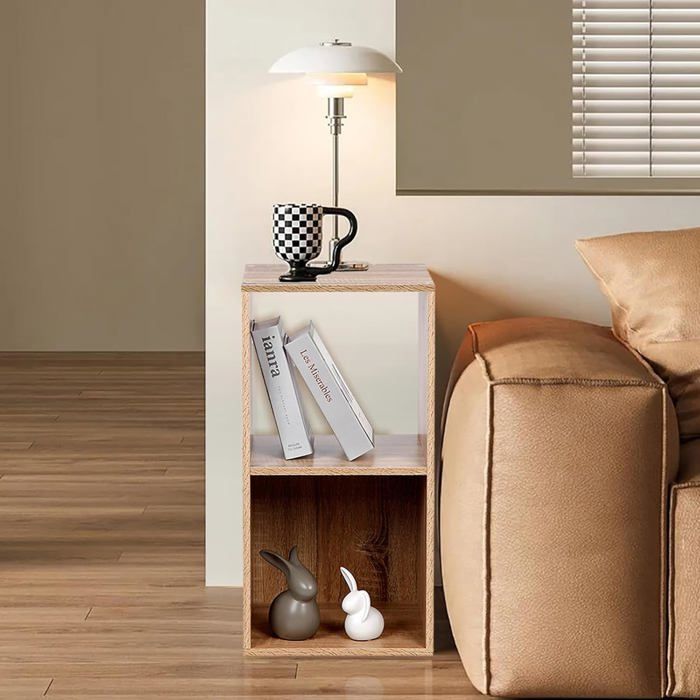 Bibliothèque cubique à 2 étagers 1 x 2 - Étagère de Rangement Ouverte pour Livres, vêtements, Jouets, Salon, Chambre
