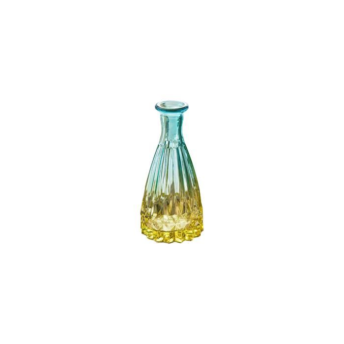 Vase à fleurs - ANTIQUA - Verre - 3,5x8x15cm - Style classique - Intemporel