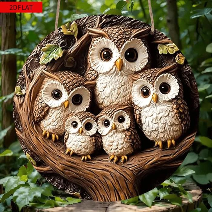 1 pc Panneau Décoratif en Bois de Tournesol Rétro Style Campagne Plat 2D, Panneau en Bois, Panneau Rond, Décoration Centrale de Guir