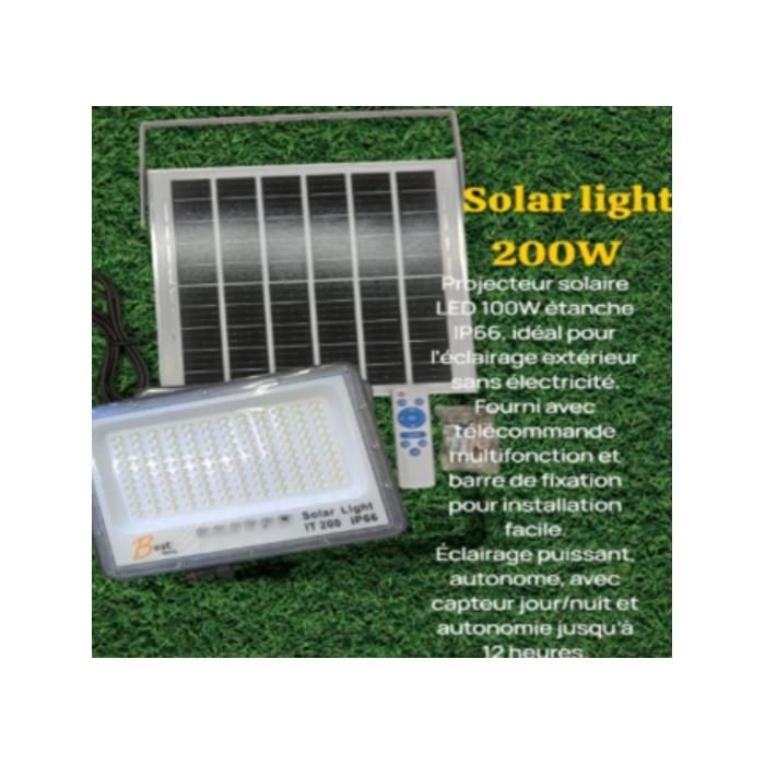 Projecteur LED Solaire BEST-IT-200/SOL