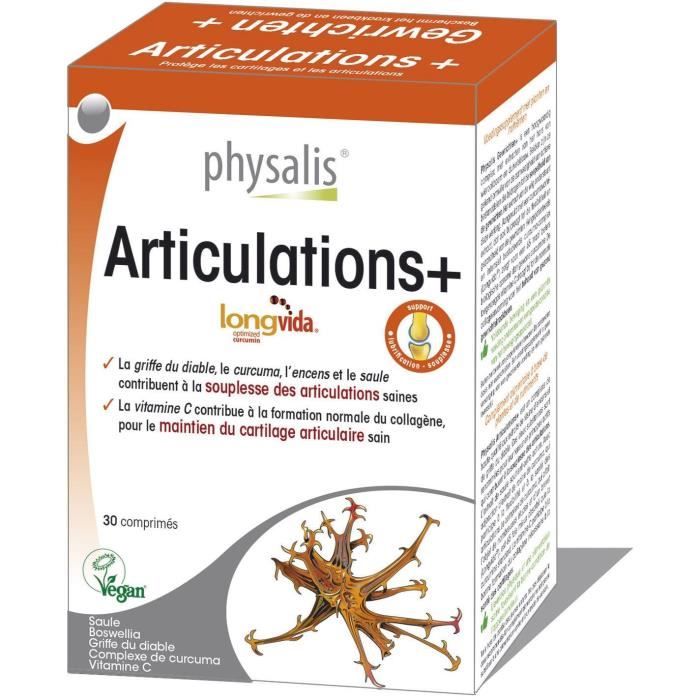 Physalis complément alimentaire Articulations+ 30 comprimés
