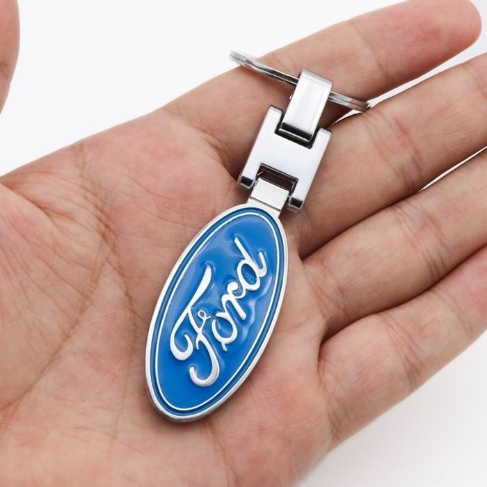 Porte-clés de voiture porte-clés avec logo Ford