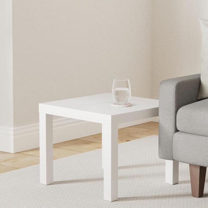 Table d'appoint - GENERIC - 55 x 55 cm - Blanc - Style classique - Mixte
