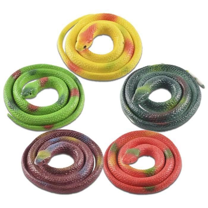 Serpent caoutchouc effrayant (Couleur aléatoire)