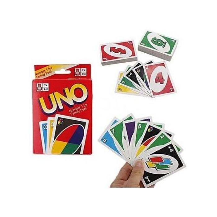 Jeu de Cartes UNO - 108 Cartes - Rouge