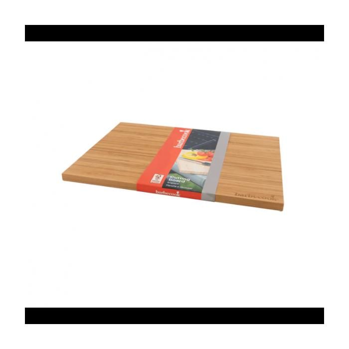 Planche à Découper - BARBECOOK - Bambou - 40x30cm - Hygiénique - FSC®