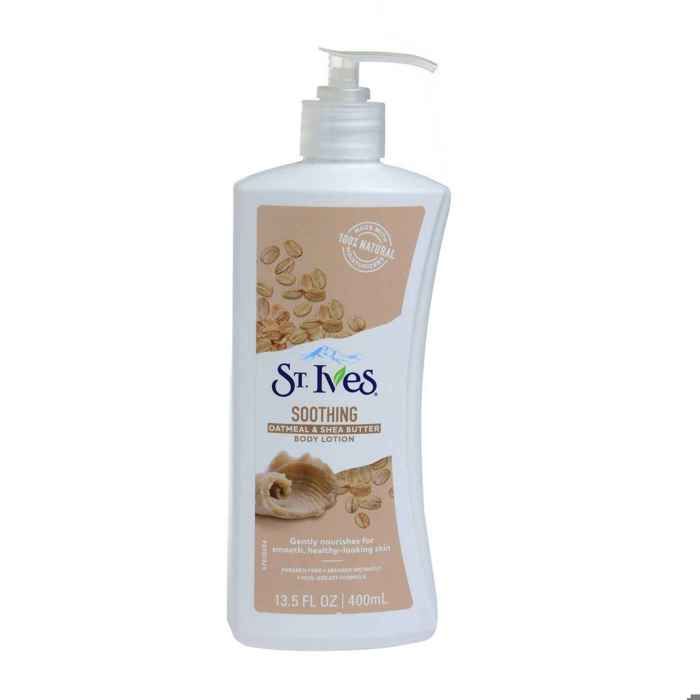 Lotion corporelle apaisante à l'avoine et au beurre de karité 400ml - ST. IVES