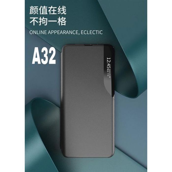 Pochette - GÉNÉRIQUE - Samsung A32 - Noir - Protection complète - Élégance ajoutée
