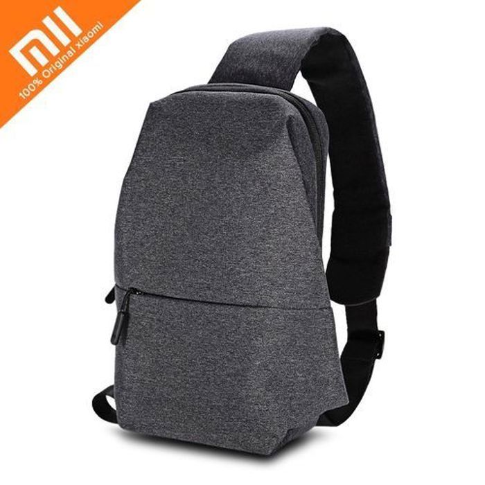 XIAOMI City Sling Bag Gris fonce Sac à Dos - Sacs à Dos  Gris fonce , Uniforme, Unisexe, Poche Frontale