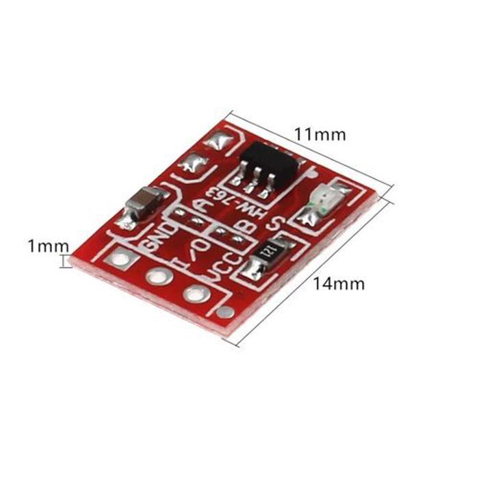 AGATRONIC TTP223 Module Tactile capacitif 1 Boutton ON/OFF