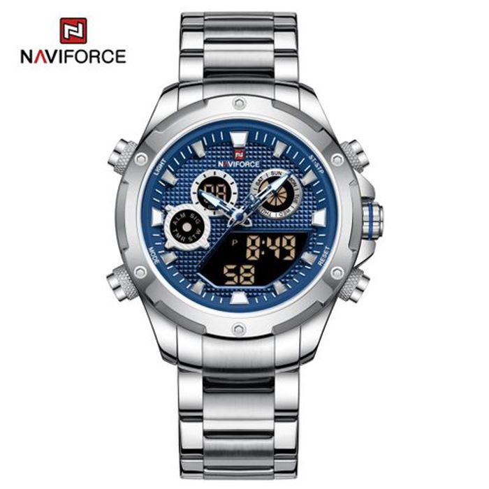 Montre - Naviforce - Version 2024 - Luxe - Bracelet Argent - Design Élégant