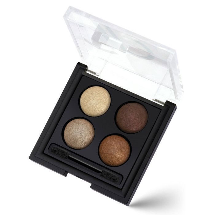 Palette de fards à paupières - GOLDEN ROSE - N° 03 - Multicolore - Effet longue durée - Humide et sec