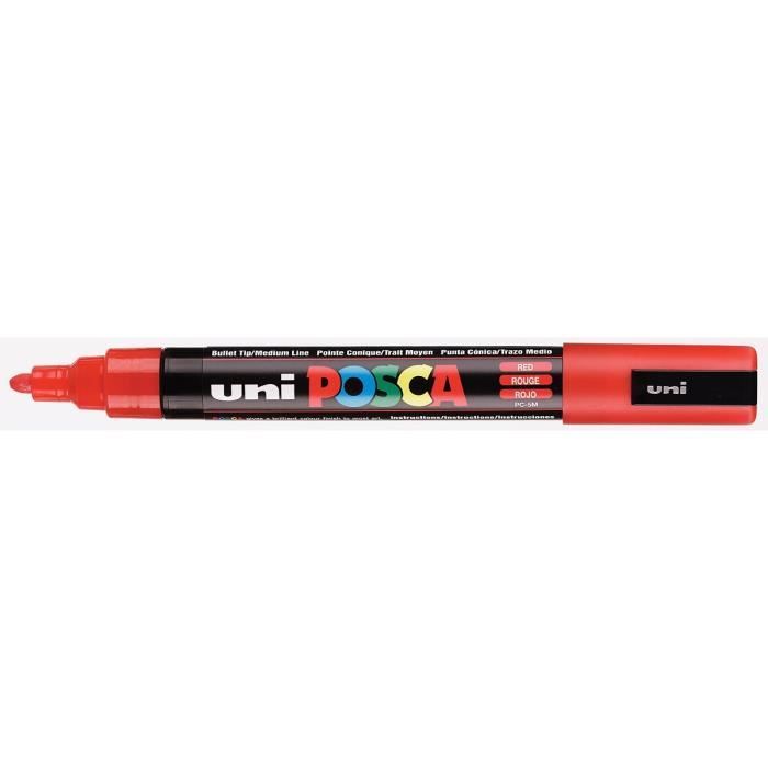 POSCA Marqueur Pointe Conique Moyenne Rouge