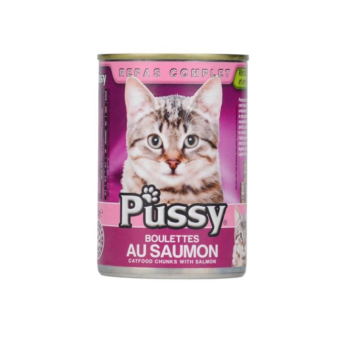 BOULETTE SAUMON CHAT 1/2 PUSSY