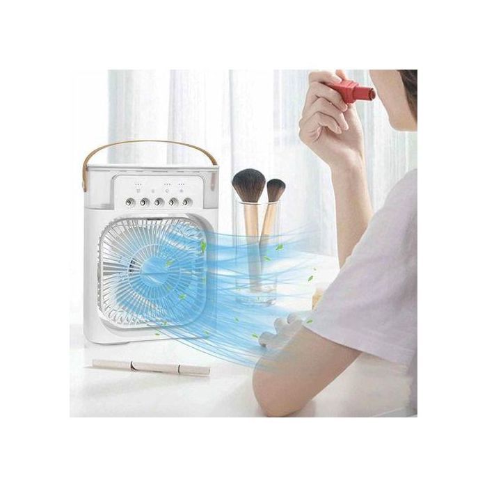 Mini climatiseur portable, Mini ventilateur personnel à 3 Vitesses, Vaporisateur de refroidissement, couleur aléatoir