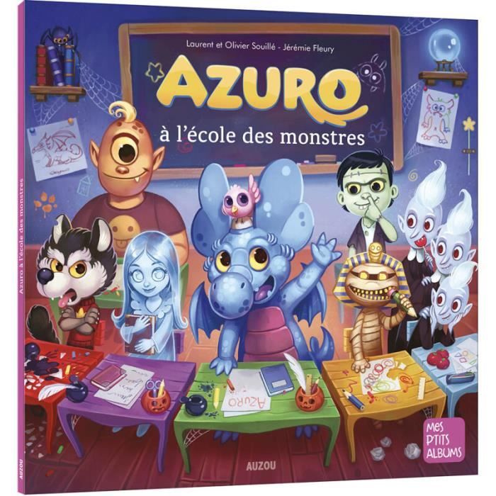 Livre - Auzou - Azuro à l'école des monstres - Apprentissage de la lecture - 4 ans - Mixte