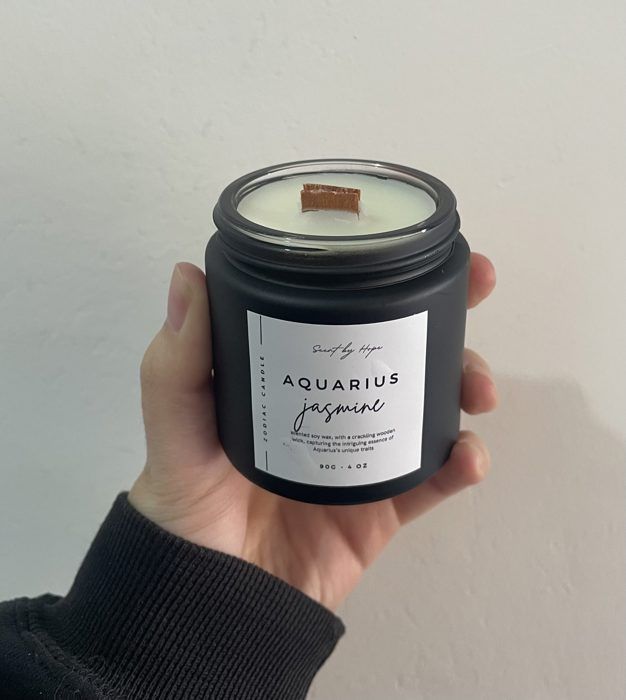 Bougie astrologique - Verseaux