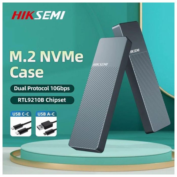 Boitier Disque Dur Portable - HIKSEMI - HS-HUB-MD202 - USB-C 3.2 Gen 2 - 10Gbps - Aluminium