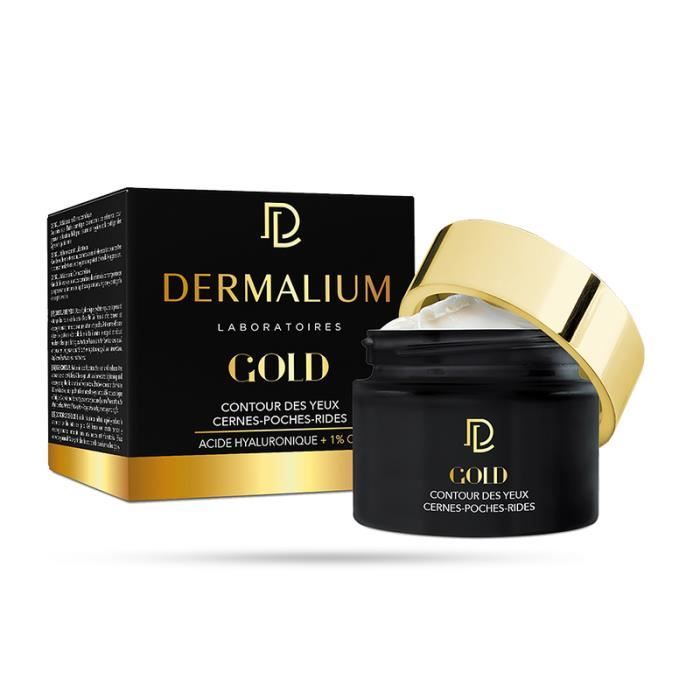 dermalium gold contour des yeux 15ml