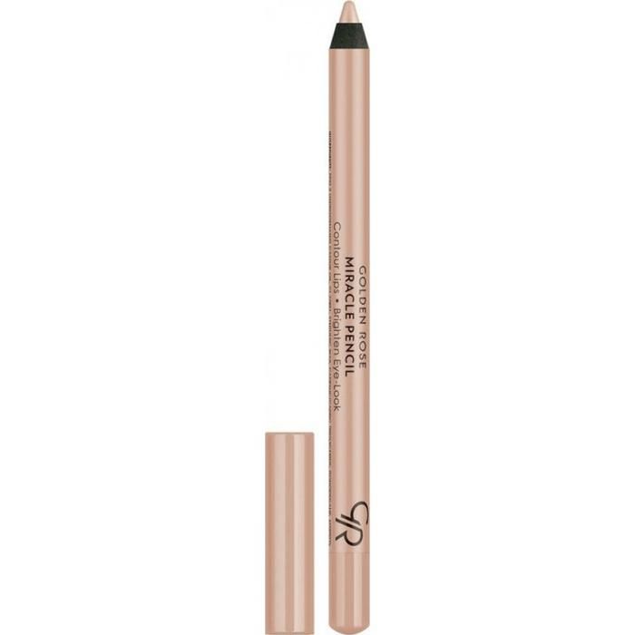 Crayon lèvres et yeux - GOLDEN ROSE - Miracle - Beige - Doux - Illumine le regard