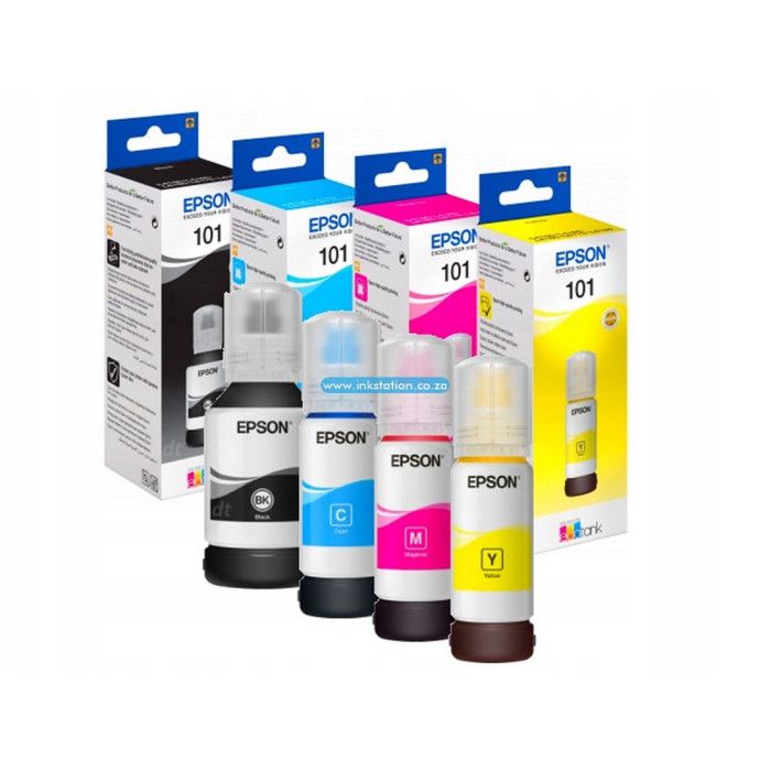 Pack Bouteilles d’encre EcoTank 101 d’origine