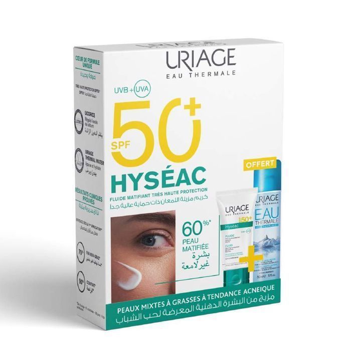URIAGE HYSEAC SPF50+EAU THERMALE 50ML OFFERT