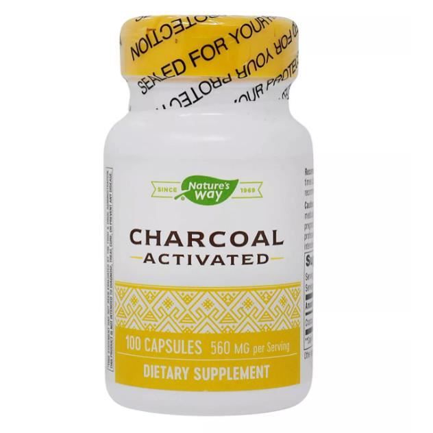 NATURE'S WAY Charcoal 560mg 100 caps