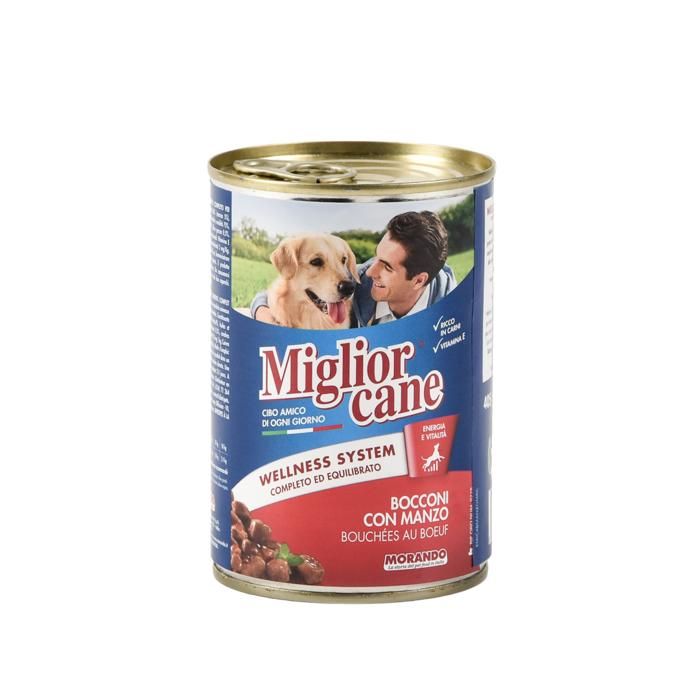 Alimentation pour chien - CHIEN BOEUF 405G - Omega-3 - Vitamines - Calcium et phosphore