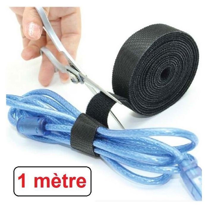 1 mètre câble organisateur