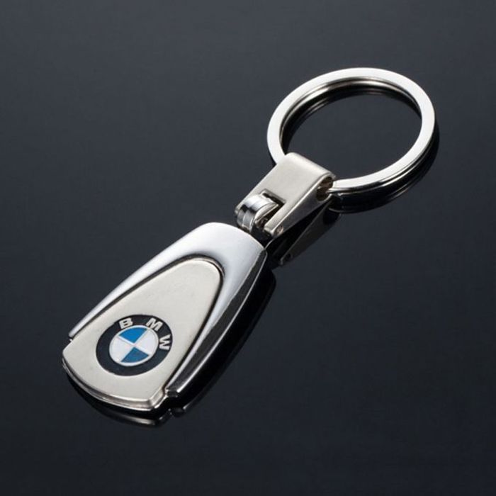 Porte-clés de voiture porte-clés avec logo BMW Bleu BMW
