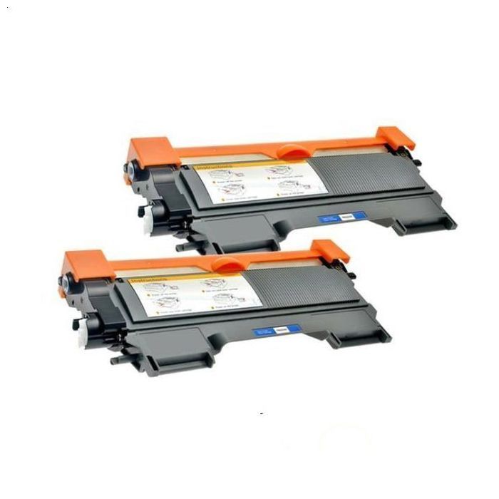 2 x Toner Compatible - TN2220 Pour les imprimantes Laser DCP 7060D, 7065DN, 7070DW, Brother FAX 2840, 2845 , 2940, Brother HL 2240