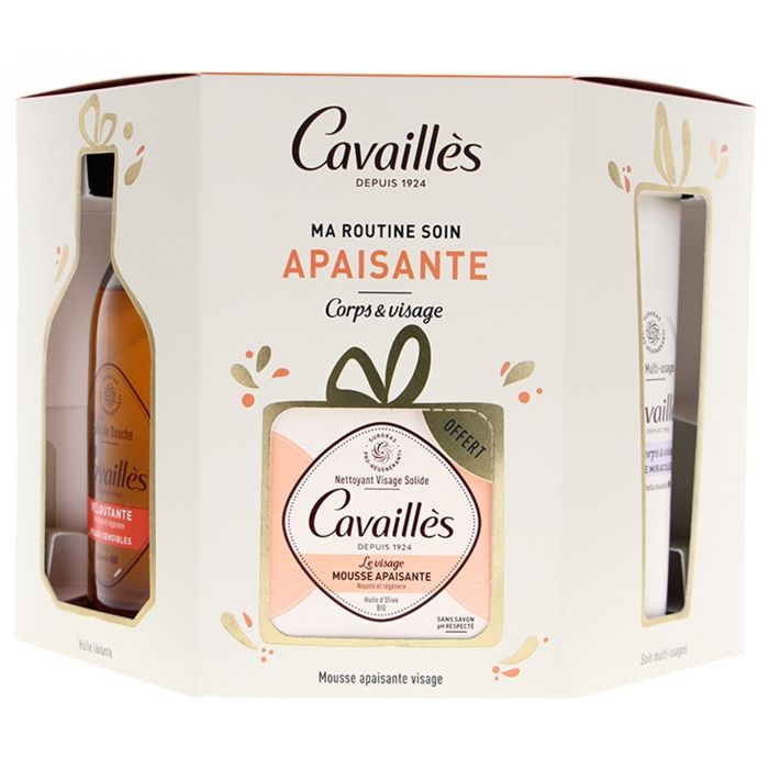 Cavaillès Ma Routine Soin Apaisante 3 Produits