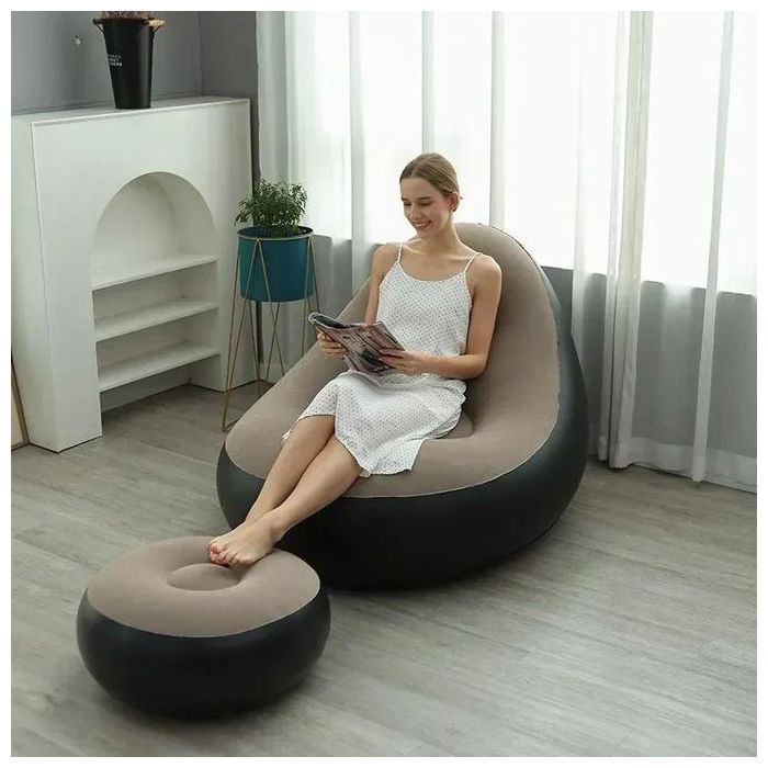 Canapé gonflable - GENERIC - Portable - Multicolore - 2 personnes - Extérieur