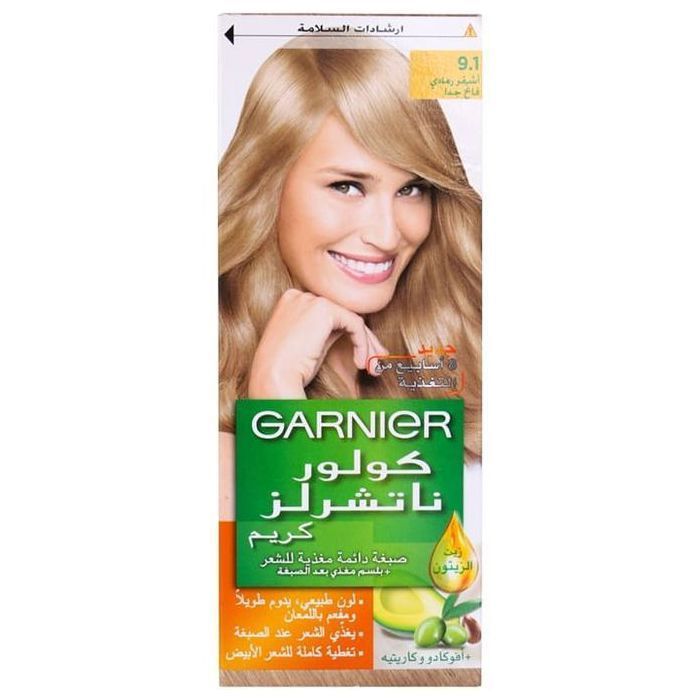 Color Naturals - Crème colorante permanente BLOND TRES CLAIR REFLET CENDRE 9.1
