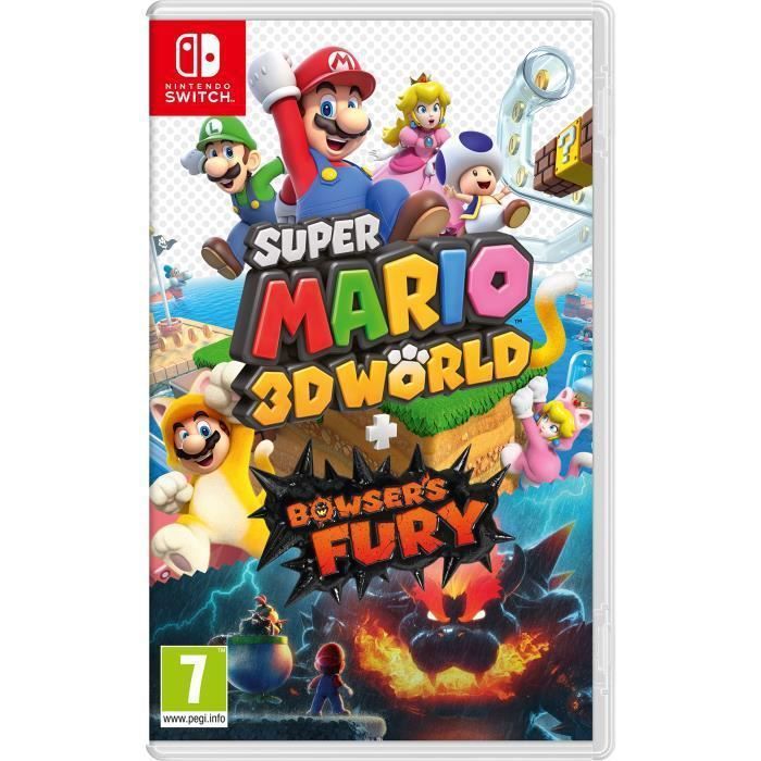 Jeu vidéo - Nintendo - Super Mario 3D World + Bowser's Fury - Action - 2 joueurs - Switch