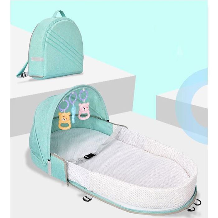 Berceau Portable pour bébé avec moustiquaire, Sac de couchage pliable
