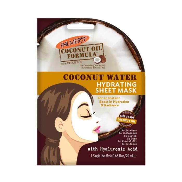 Masque Hydratant - PALMER'S - Coconut Oil - 20Ml - 6 unités - Tous types de peau