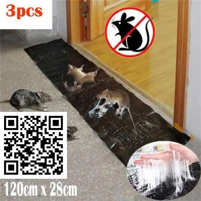 Piège à Souris Adhésif Non Toxique – Pack de 3 Pièges à Haute Efficacité