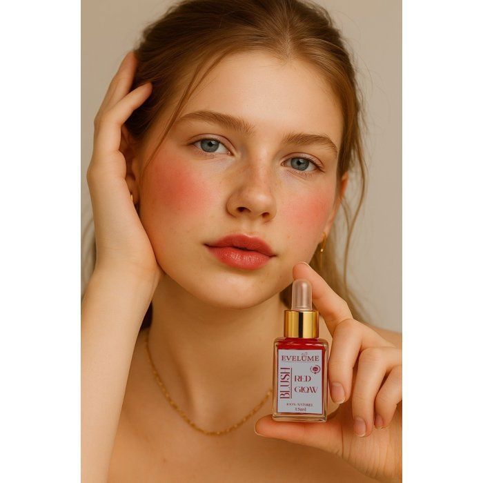 Blush Liquide - EVELUME - Red Glow - Éclat naturel - SPF 50 - 15 ml