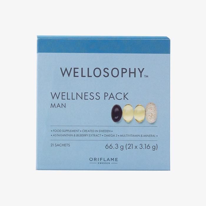 Pack Bien-être Wellosophy pour Hommes, 21 sachets