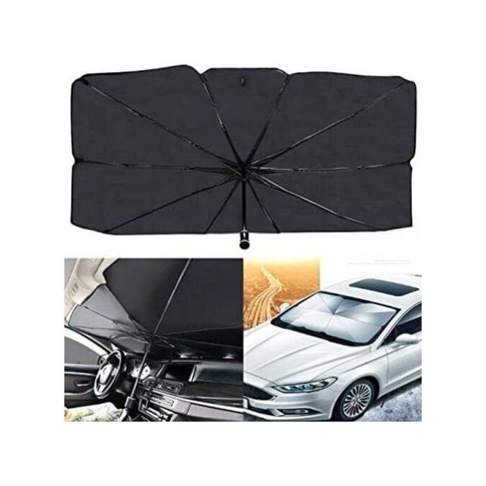 Pare-soleil de voiture - Parapluie - Protection UV - Facile à utiliser - Pour pare-brise avant