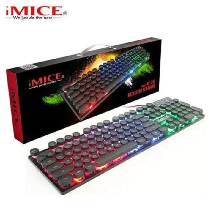 Clavier Gamer AK800 BLACKLIGHT Touches Rondes