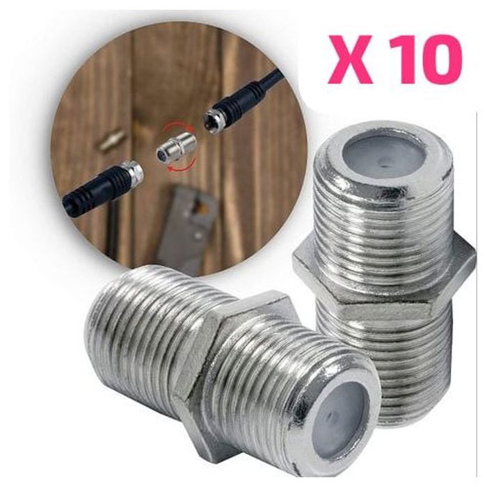 Connecteur de câble coaxial F81, prolongateur de câble coaxial RG6
